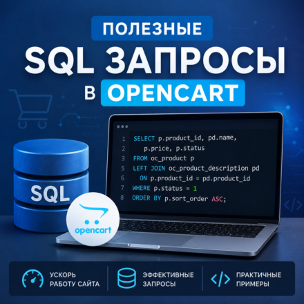 Полезные SQL запросы в OPENCART. Часть 2